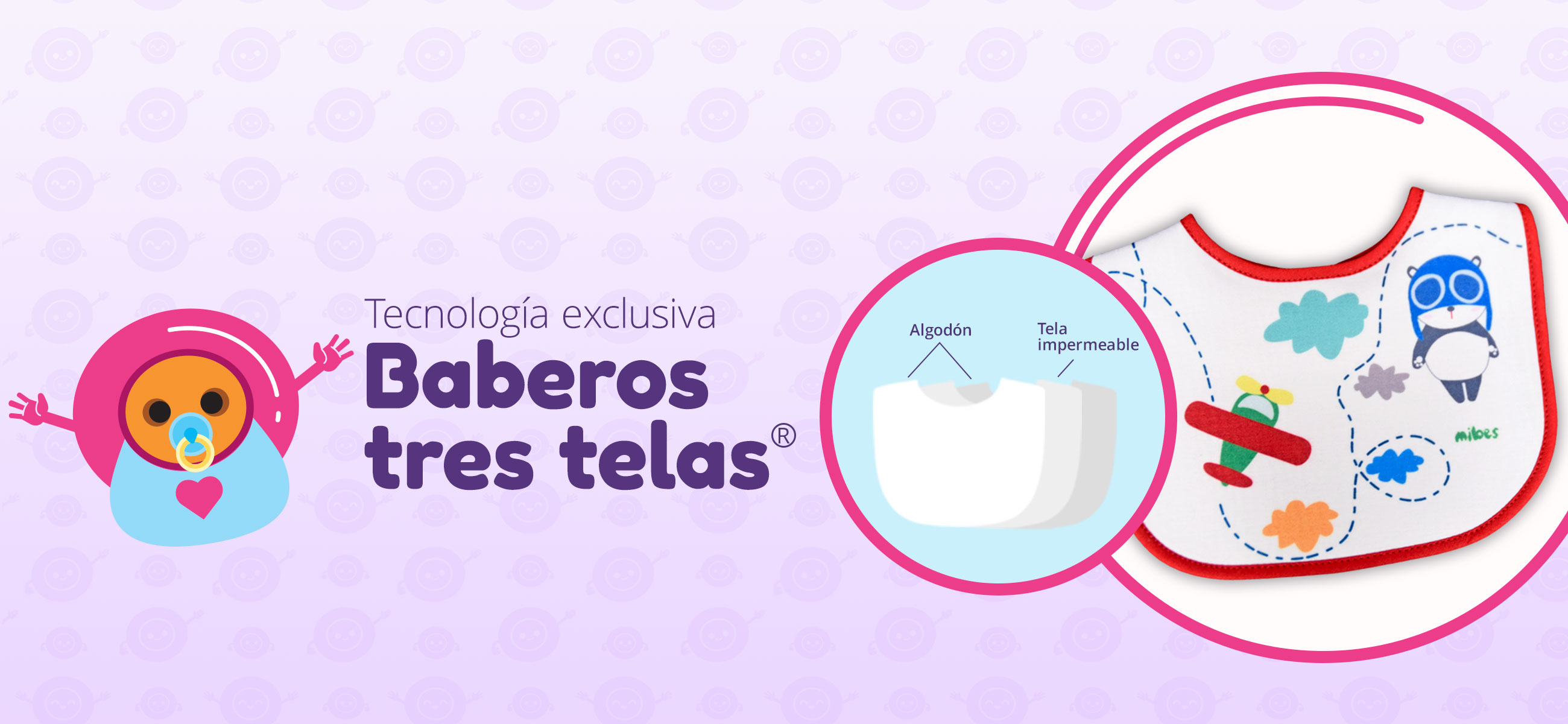 Babero Tres Telas ®